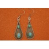 Boucles d'oreilles turquoises Kingman