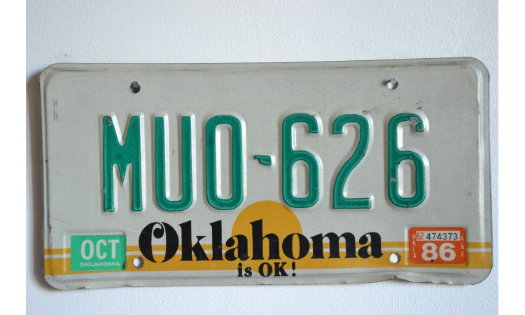 Année 1986 Oklahoma