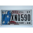 Indiana license plate year 1968