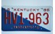 Kentucky license plate year 1996