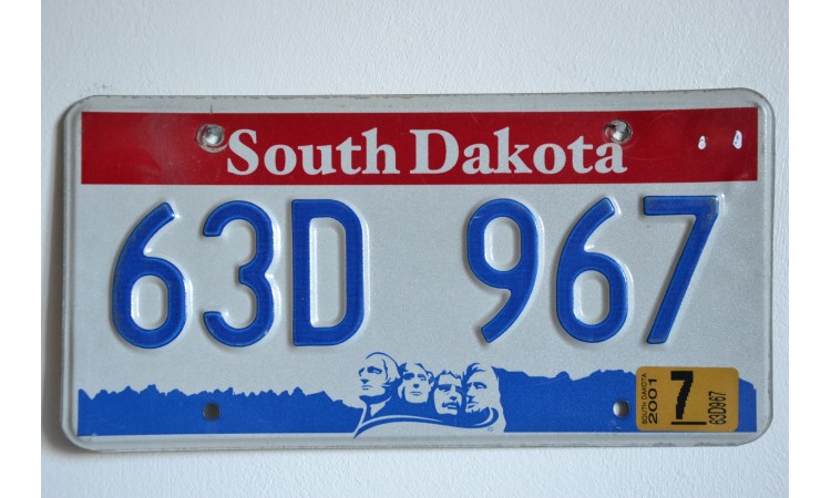 Année 2001 Dakota du Sud