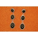 Boucles d'oreilles Onyx