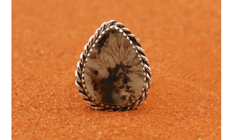 Dendrite Agate Ring