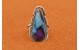 Bague turquoise purple spiny