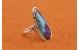 Bague turquoise purple spiny