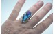 Bague turquoise purple spiny