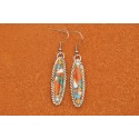 Boucles d'oreilles Turquoise Oyster Copper