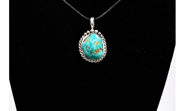 Kingman turquoise pendant