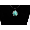 Kingman turquoise pendant