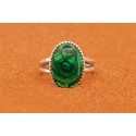 Bague abalone verte