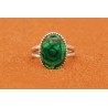 Bague paua shell verte