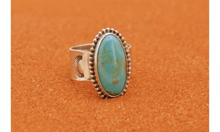 Bague turquoise Kingman