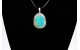 Kingman turquoise pendant