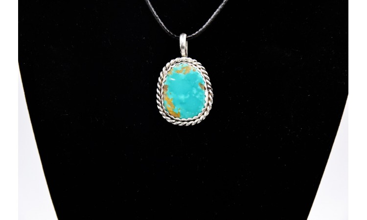 Kingman turquoise pendant