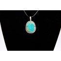 Kingman turquoise pendant