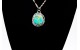 Kingman turquoise pendant