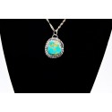 Kingman turquoise pendant