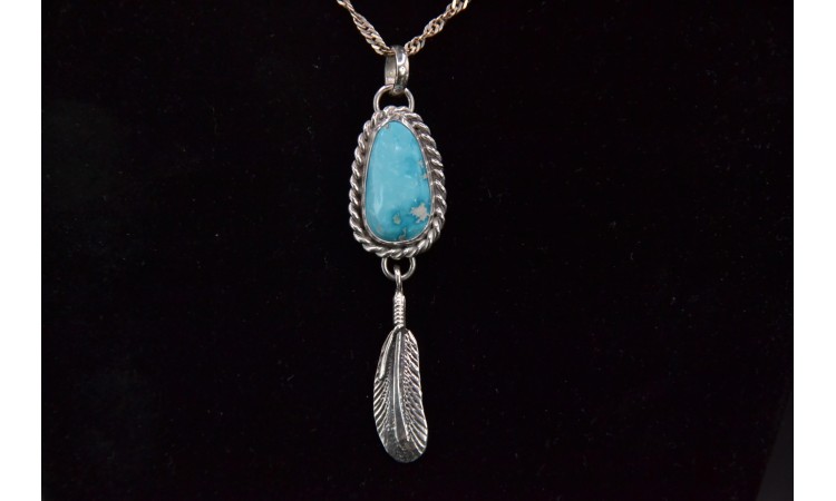 Pendentif turquoise Sierra Blue