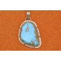 Kingman turquoise pendant