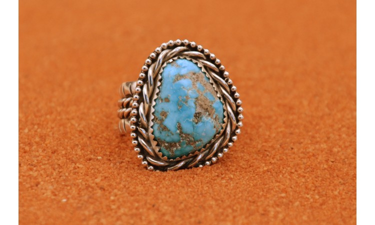 Bague turquoise Kingman