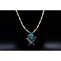 Eagle and Royston Turquoise Necklace