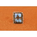 Bague homme turquoise Golden Hill