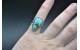 Baue turquoise Number 8