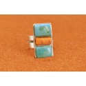 Bague turquoise et spiny oyster
