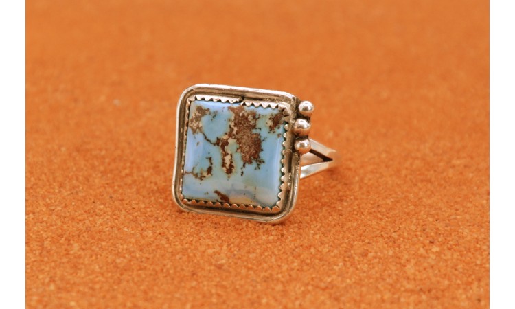 Bague turquoise Golden Hill