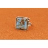 Bague turquoise Golden Hill