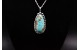Pendentif turquoise Number 8