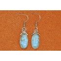 Boucles d'oreilles turquoises Number 8