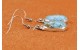 Boucles d'oreilles turquoises Number 8