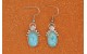 Boucles d'oreilles turquoises Sierra Blue