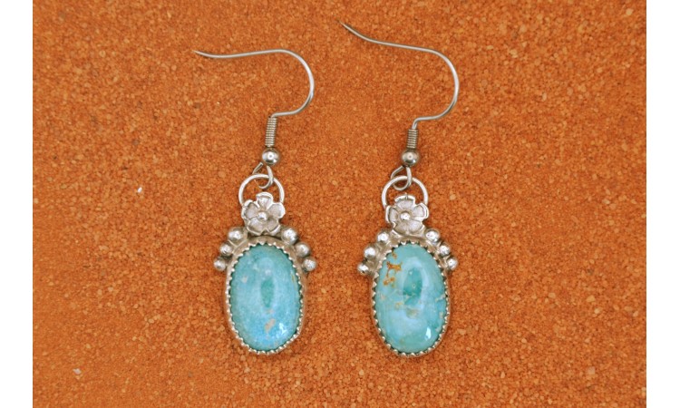 Boucles d'oreilles turquoises Sierra Blue