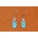 Boucles d'oreilles turquoises Sierra Blue