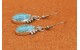 Boucles d'oreilles turquoises Sierra Blue