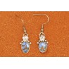 Boucles d'oreilles turquoises Golden Hill