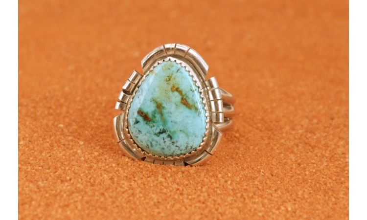 Bague turquoise Apache