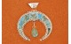 Pendentif Naja turquoise