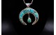 Pendentif Naja turquoise
