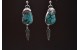 Number 8 turquoise Earrings