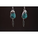Number 8 turquoise Earrings