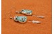 Boucles d'oreilles turquoises Number 8