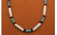 Kingman turquoise and bones Necklace