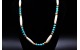 Collier os et turquoises Kingman