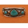 Kingman turquoise cuff