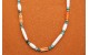 Turquoise spiny oyster and bones necklace