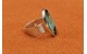 Turquoise and onyx Ring Size 10 1/4
