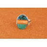 Bague turquoise et spiny oyster Taille 60